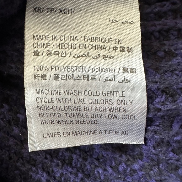 Style & Co Women's XS Purple Textured Knit Pullover Sweater - Picture 6 of 6